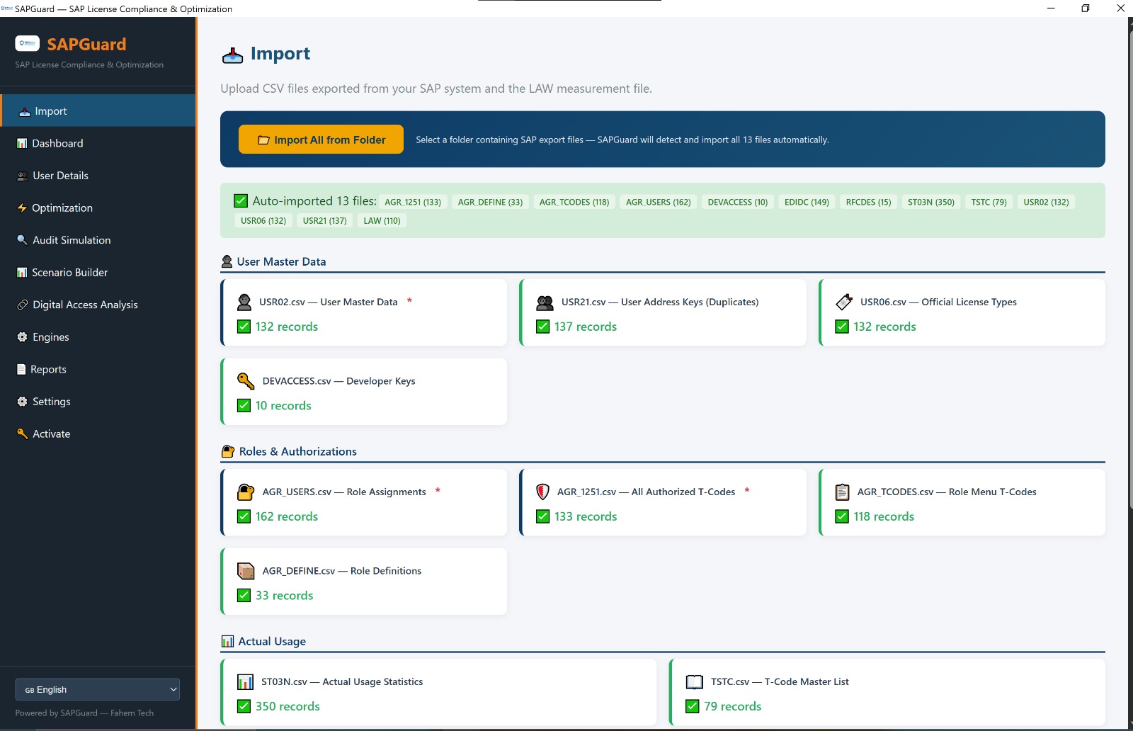 Import Page